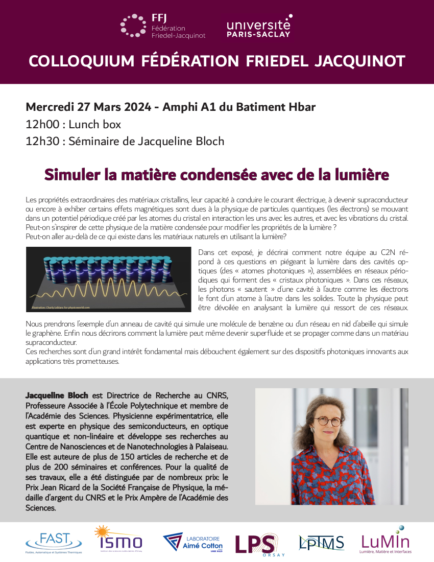 Colloquium 27 mars 2024