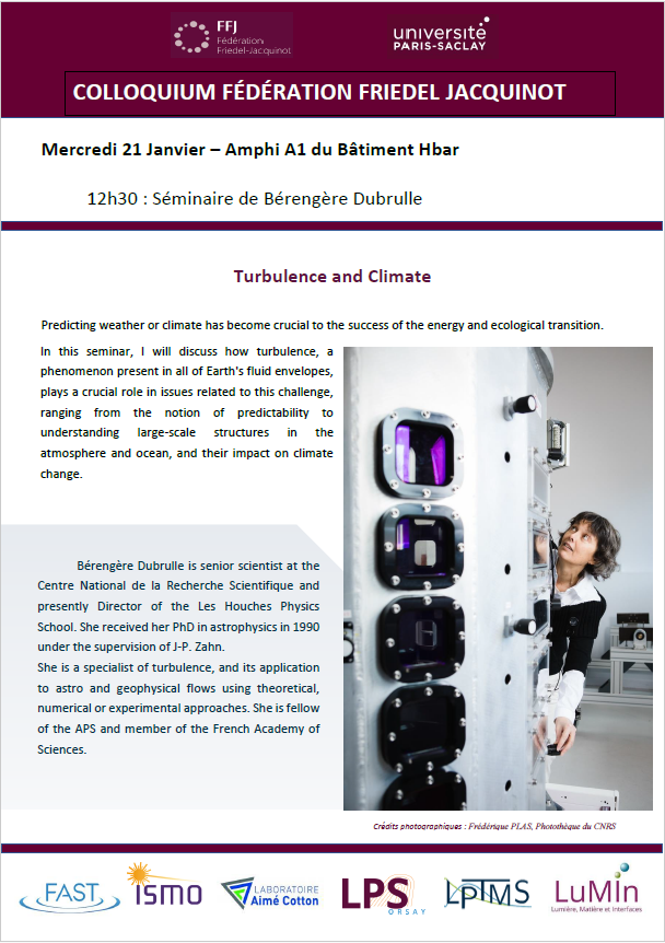 Colloquium 21 Janvier 2026
